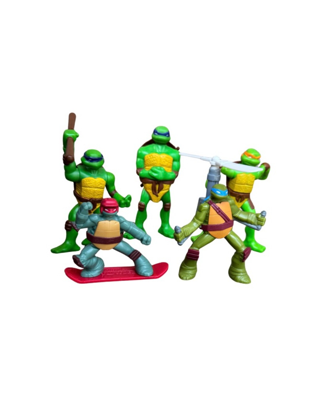 TMNT McDonald's Happy Meal Figures  Lot of 5